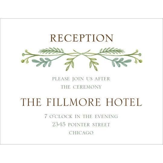 French Garden Reception Cards